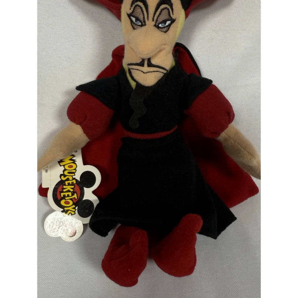 Disney Store Jafar Mini Bean Bag Plush New With Tags Aladdin 9 1/2”